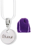 Ohana Necklace | Family Pendant Charm Gift for Women Men Jewelry Ohana Means Family Togetherness Unity Gifts Stuff Accessories Decor