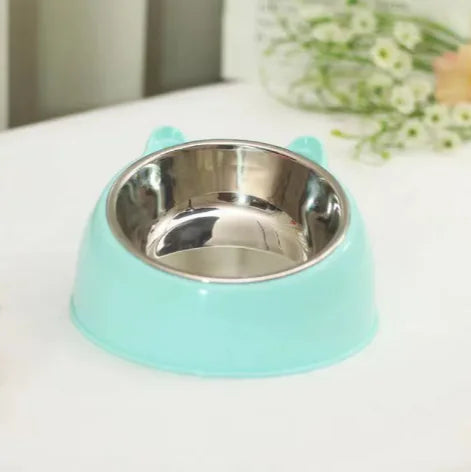 Twin Steel Pet Feeder
