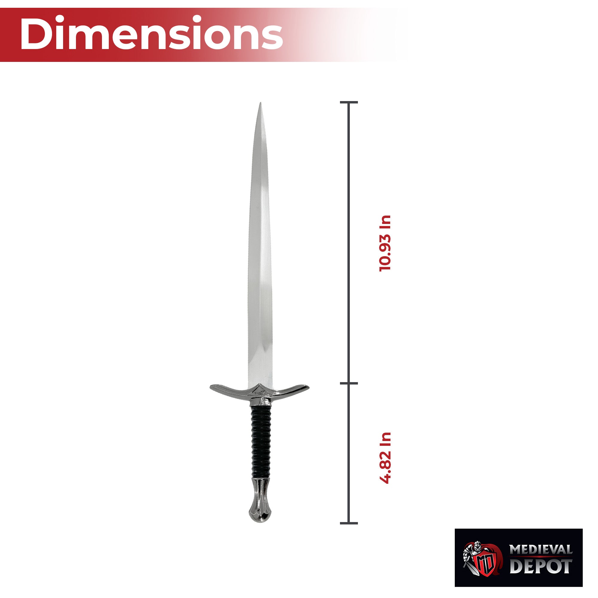 Arming Medieval Foe-Hammer Beater Movie Short Dagger