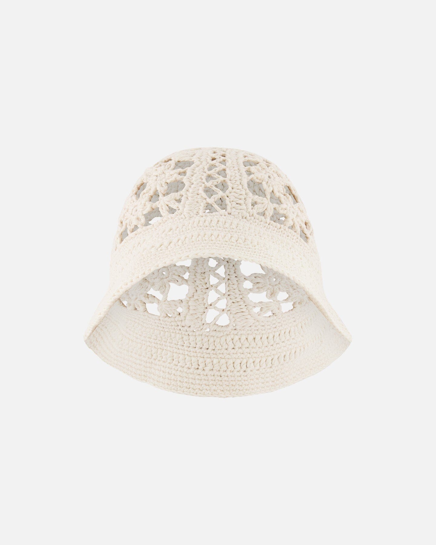 Crochet Hat Off-White Knit