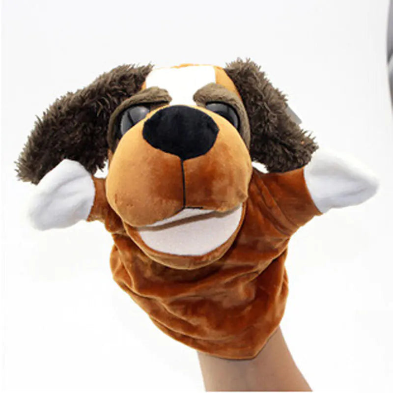 Plush Cartoon Animal Puppets for Early Education