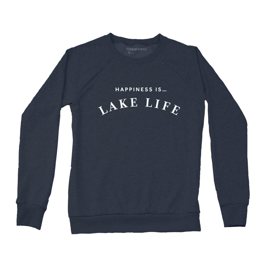 Women's Lake Life Crew Sweatshirt, True Navy