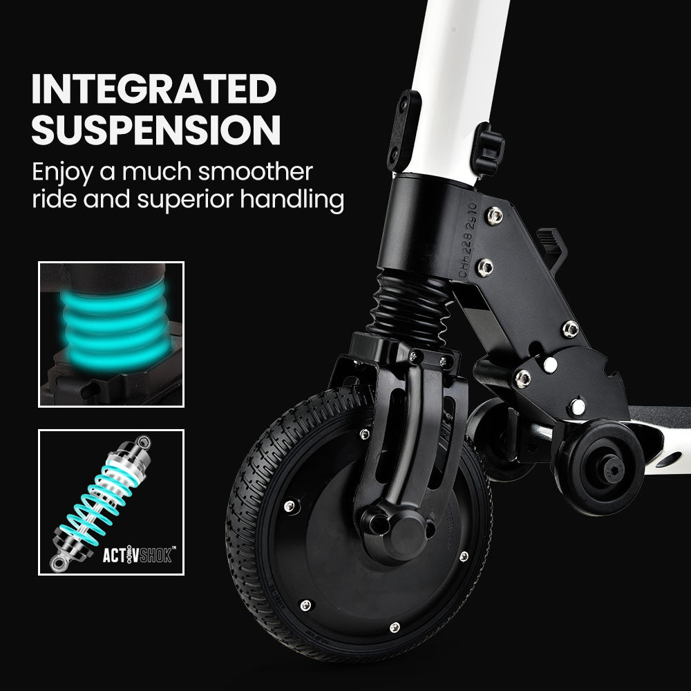 NNEMB Peak 300W 10Ah Electric Scooter-Suspension-for Adults or Teens-White