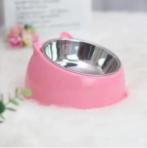 Twin Steel Pet Feeder