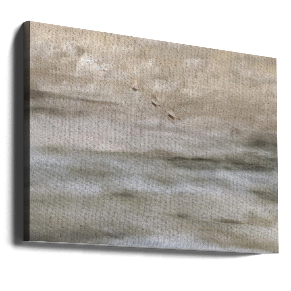 Wall art Swans over sea