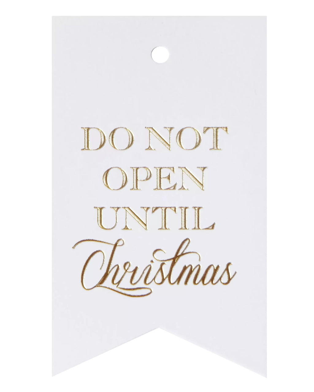 Don't Open Til Xmas Tag