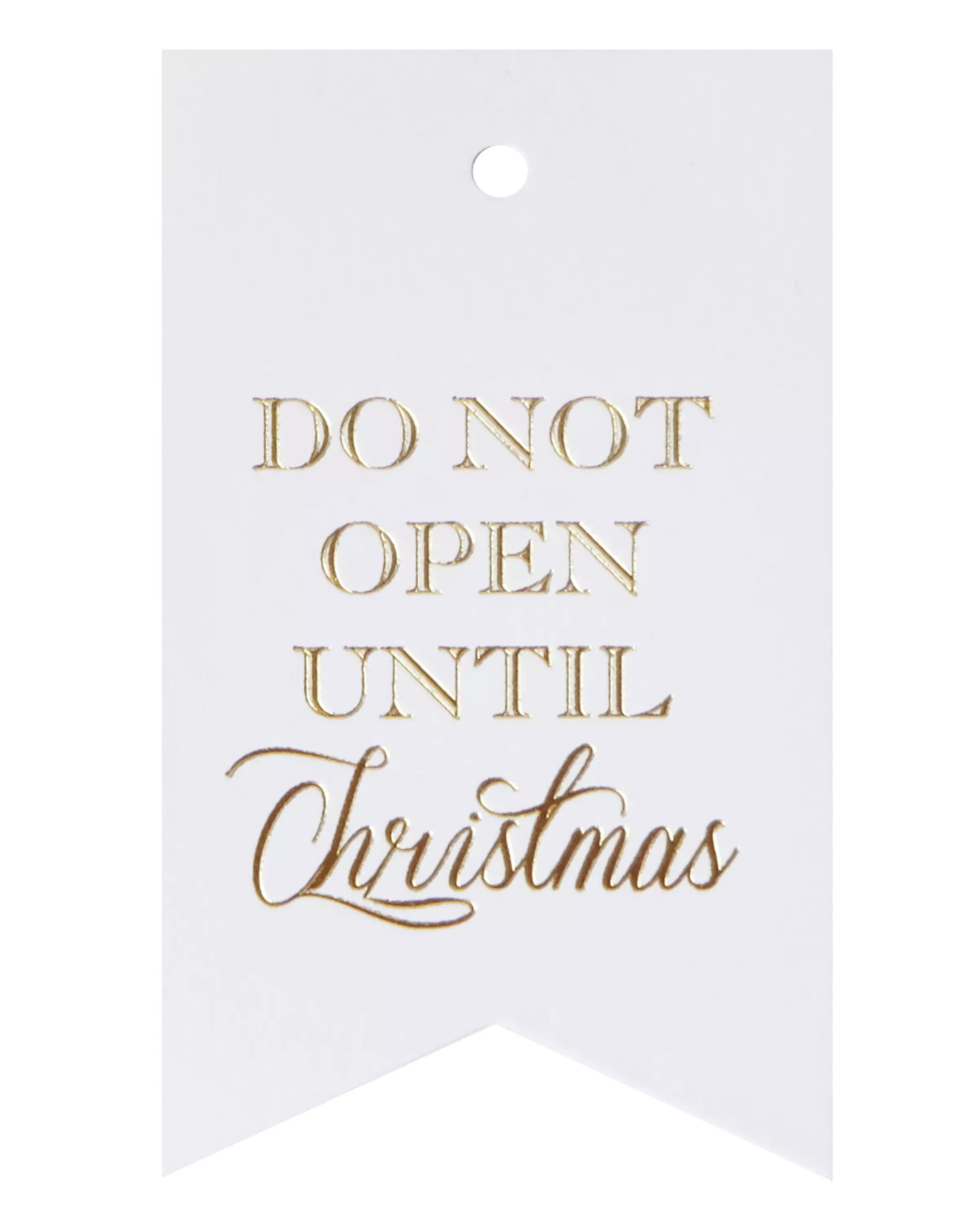 Don't Open Til Xmas Tag