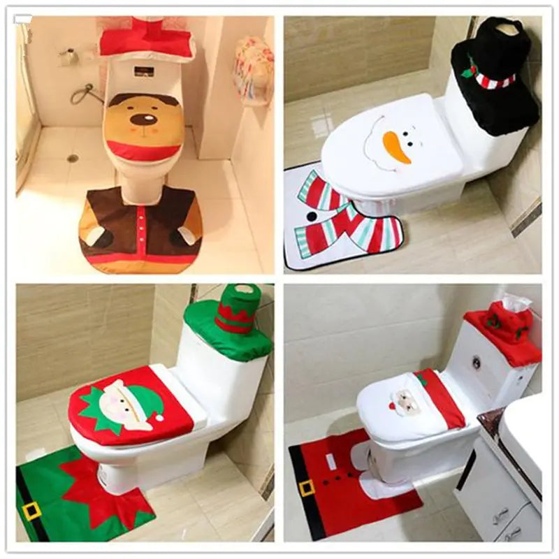 Santa Claus Toilet Seat Cover