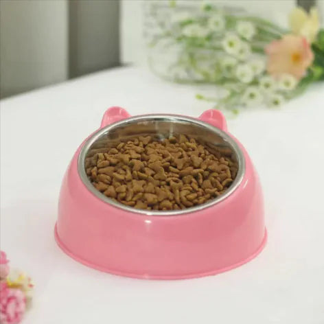 Twin Steel Pet Feeder