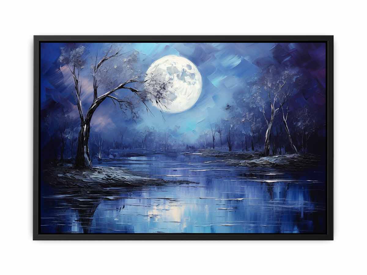 Moonlight Oil Painting & Canvas Art Print