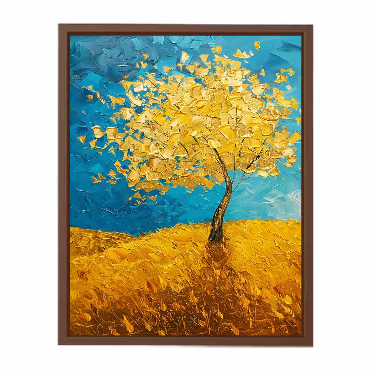 Golden Tree Canvas Art Print