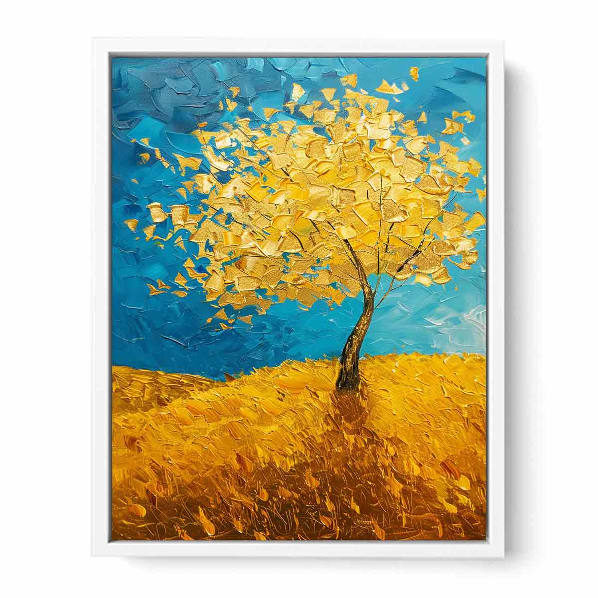 Golden Tree Canvas Art Print