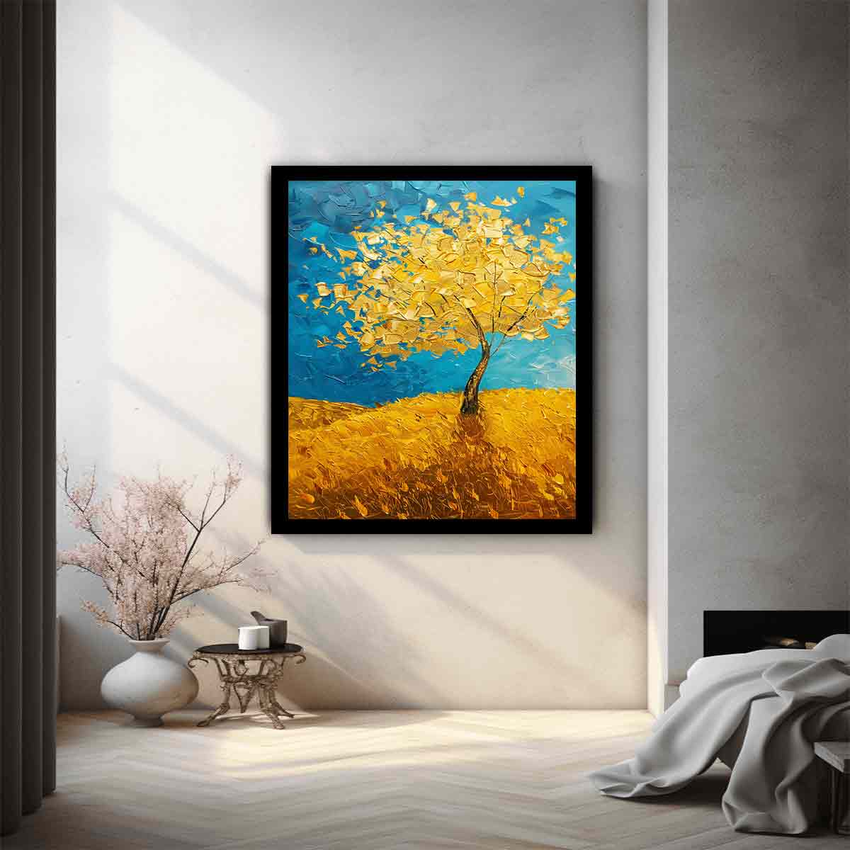 Golden Tree Canvas Art Print