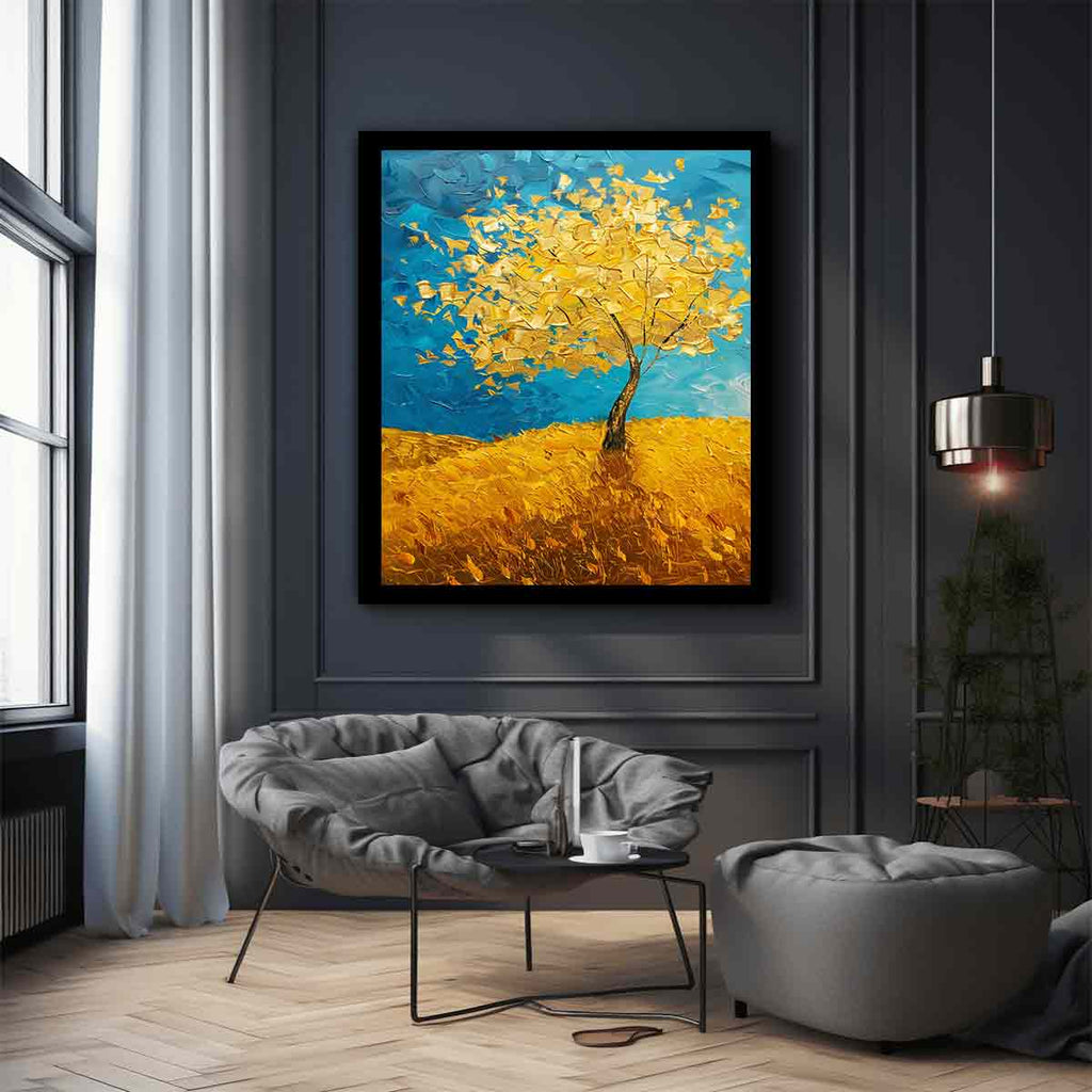 Golden Tree Canvas Art Print