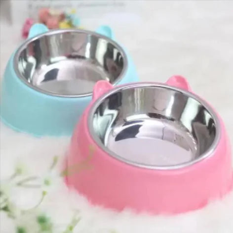 Twin Steel Pet Feeder